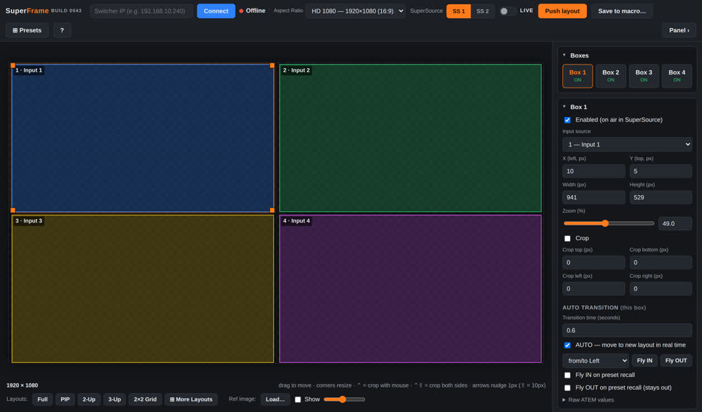2x2 grid layout